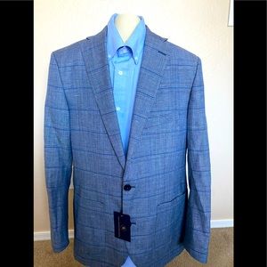 Hart Schaffner Marx Plaid Size L NWT